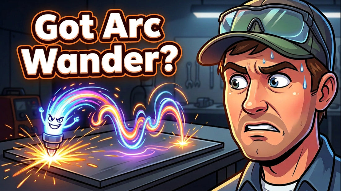 When the Plate Is the Problem: Magnetism and Arc Wander