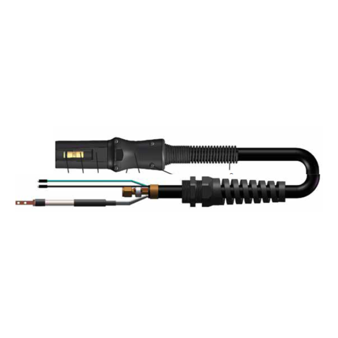 Extrafire 105 Machine torch lead on white background
