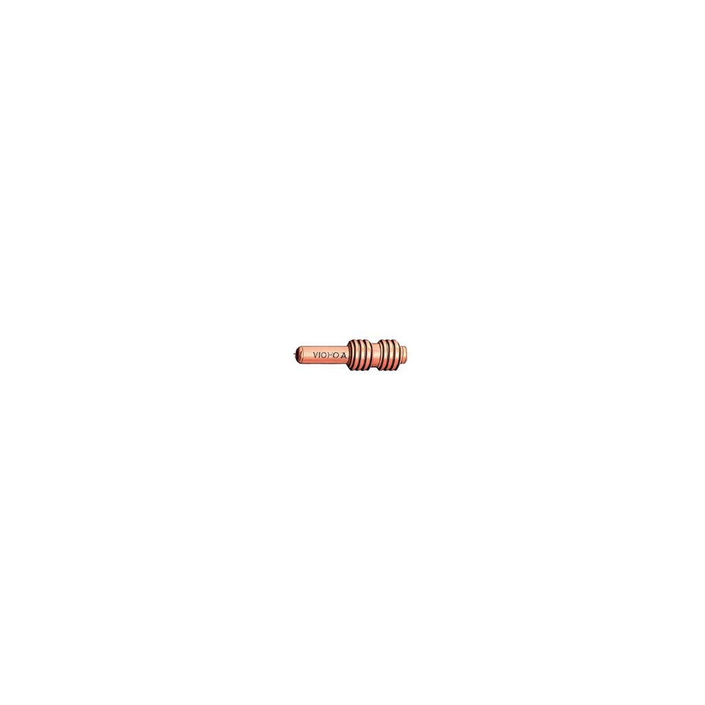 copper electrode for thermacut plasma system on white background