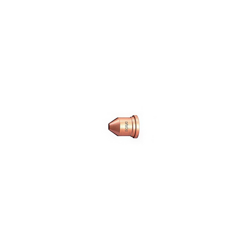copper cutting nozzle for thermacut plasma system on white background