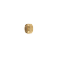 small brass ring on black background