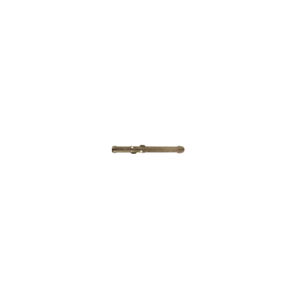 A small metallic cylindrical component with a threaded end, shown horizontally against a plain white background.