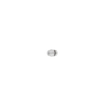 A small silver metal cylindrical component with a threaded center, shown against a solid white background.