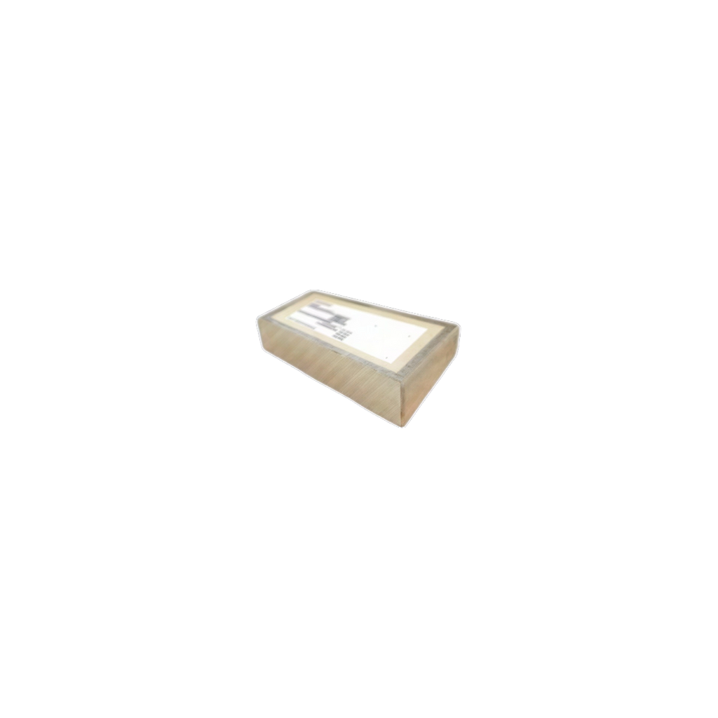 small white box on black background