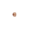 copper colored deflector used in plasma cutting on black background