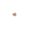 A single small metallic copper-colored cone-shaped component centered on a plain white background.