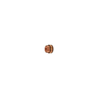 A small copper-colored metal connector or fitting shown against a plain white background.