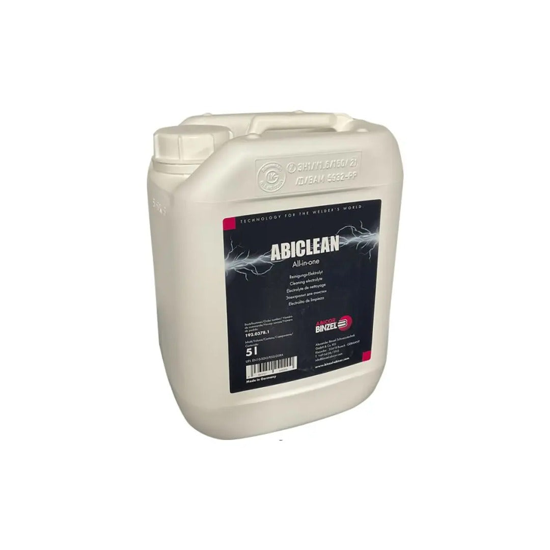 ABICOR Binzel 192.0378.1 ABICLEAN all-in-one electrolyte, 5 litre