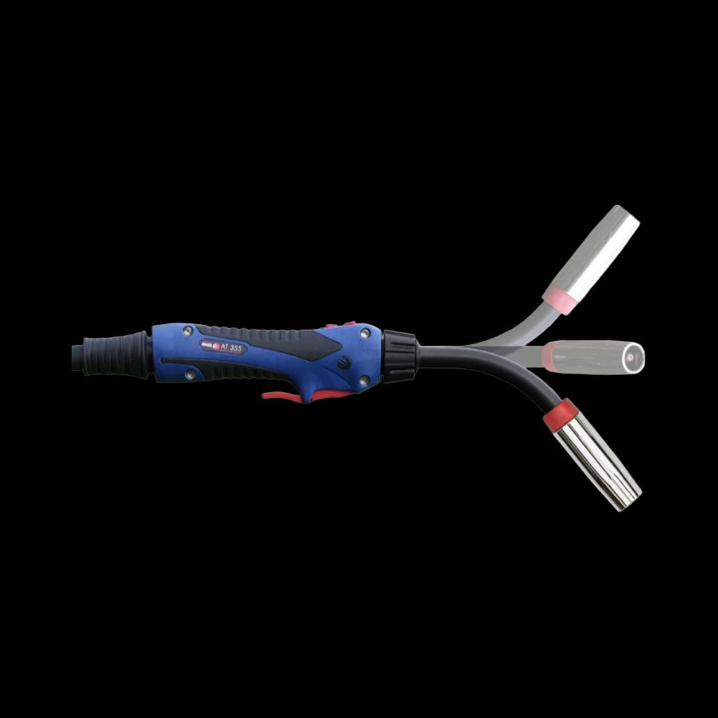 ABIMIG® AT 355 LW rotating neck shown in three positions