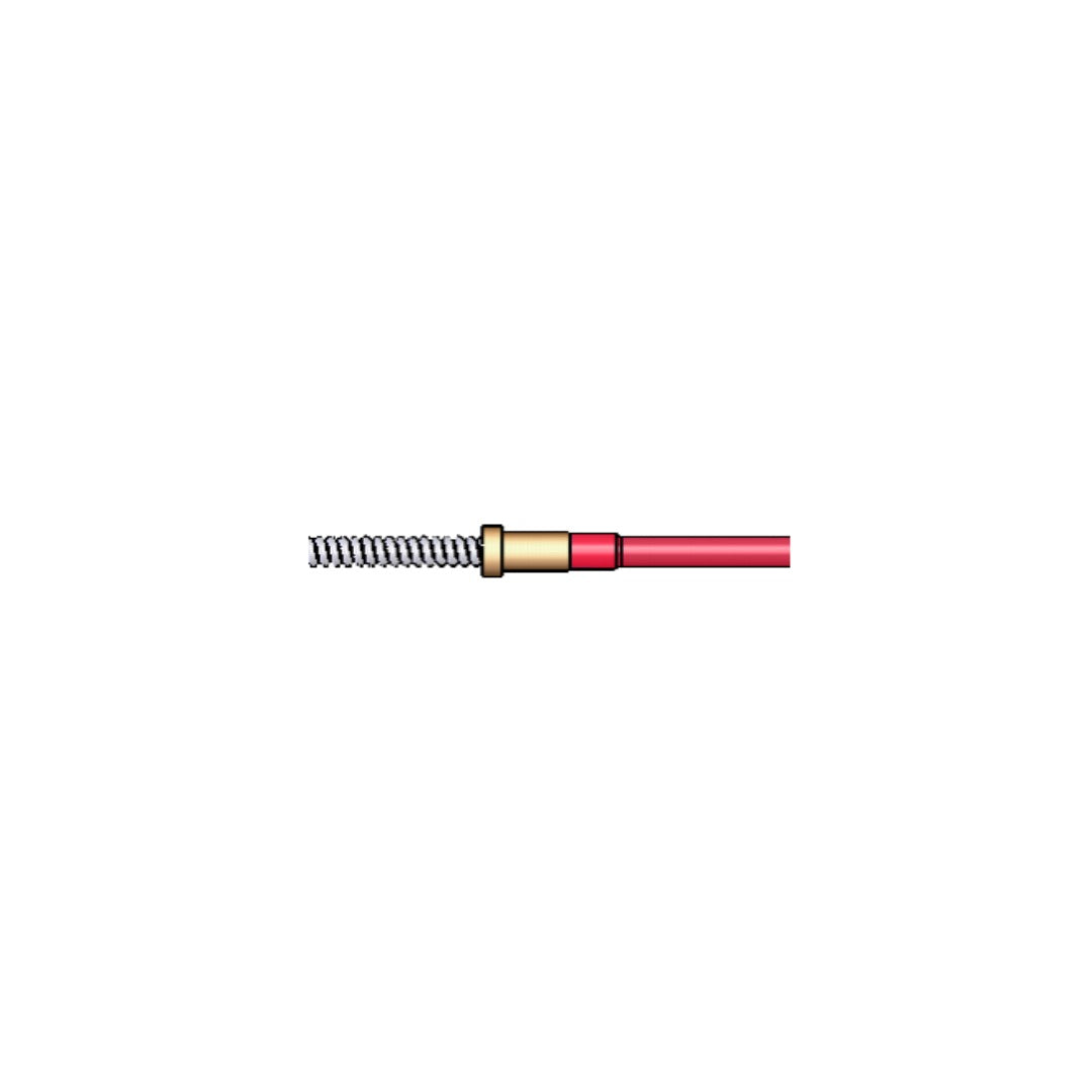 Binzel SI-2435-17PT insulated steel MIG liner, .024 to .035 in wire, 17 ft, for ABIMIG A/AT torches