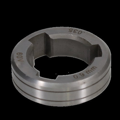 Binzel Lincoln-style V-groove drive roll for solid wire