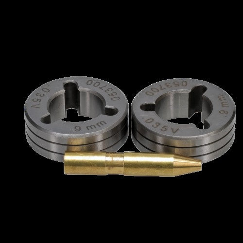 Binzel 2-roll drive roll kit for Miller wire feeders