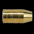 Binzel 199614 heavy-duty screw-on nozzle, 5/8 in. orifice, brass, for Miller Roughneck MIG welding torches