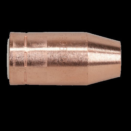Binzel 199617 heavy-duty screw-on nozzle, 3/4 in. orifice, copper, for Miller Roughneck MIG welding torches