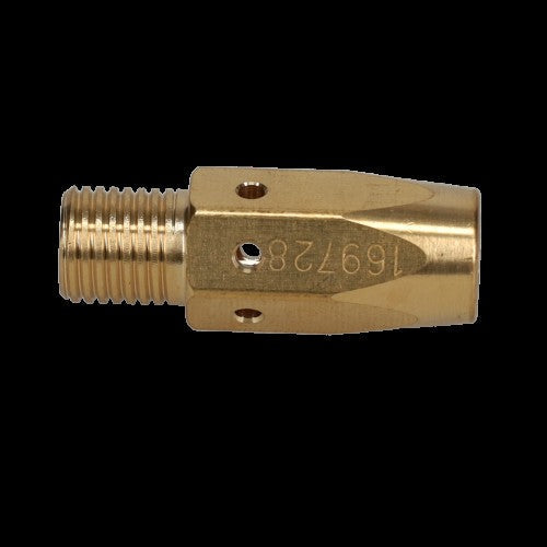 Binzel 169-728 contact tip adapter (gas diffuser) for Miller M-25 MIG welding torches