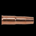 22-37-SS Slip-On Nozzle, 3/8 in. bore, Short Stop for Tweco No. 2 MIG welding torches