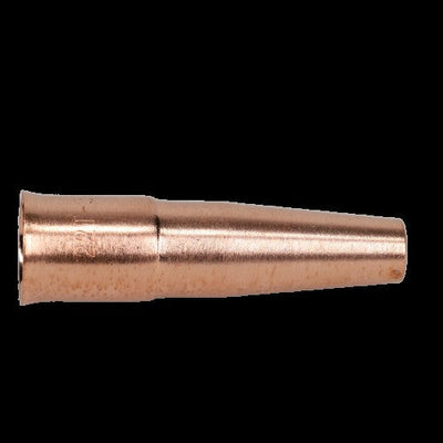 22T-37SS Slip-On Tapered Nozzle, 3/8 in. bore, Short Stop for Tweco No. 2 MIG welding torches