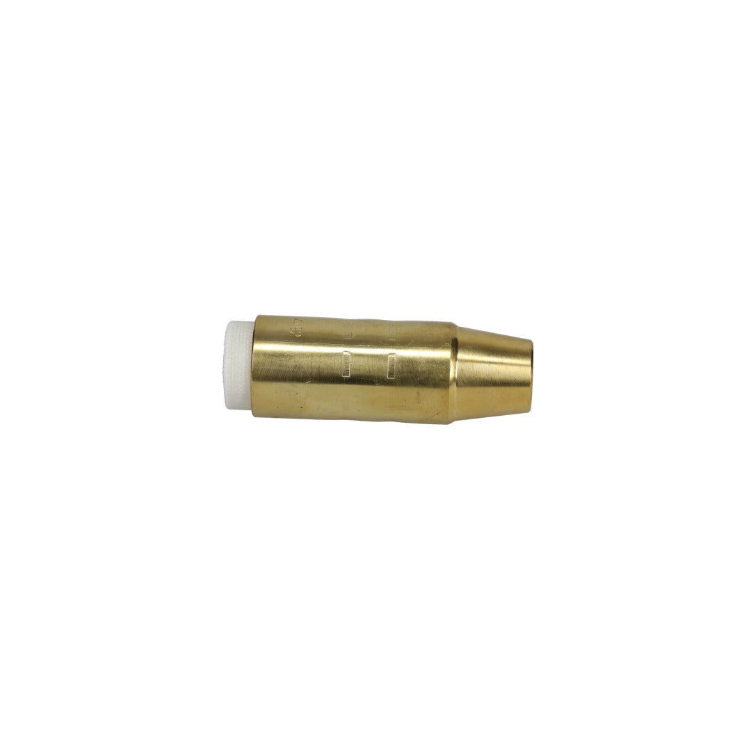 Binzel® 4492 tapered brass MIG nozzle, compatible with Bernard® Elliptical