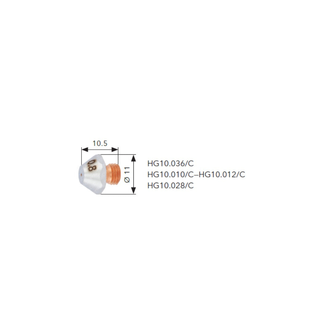 hg10.036/C trumpf nozzle