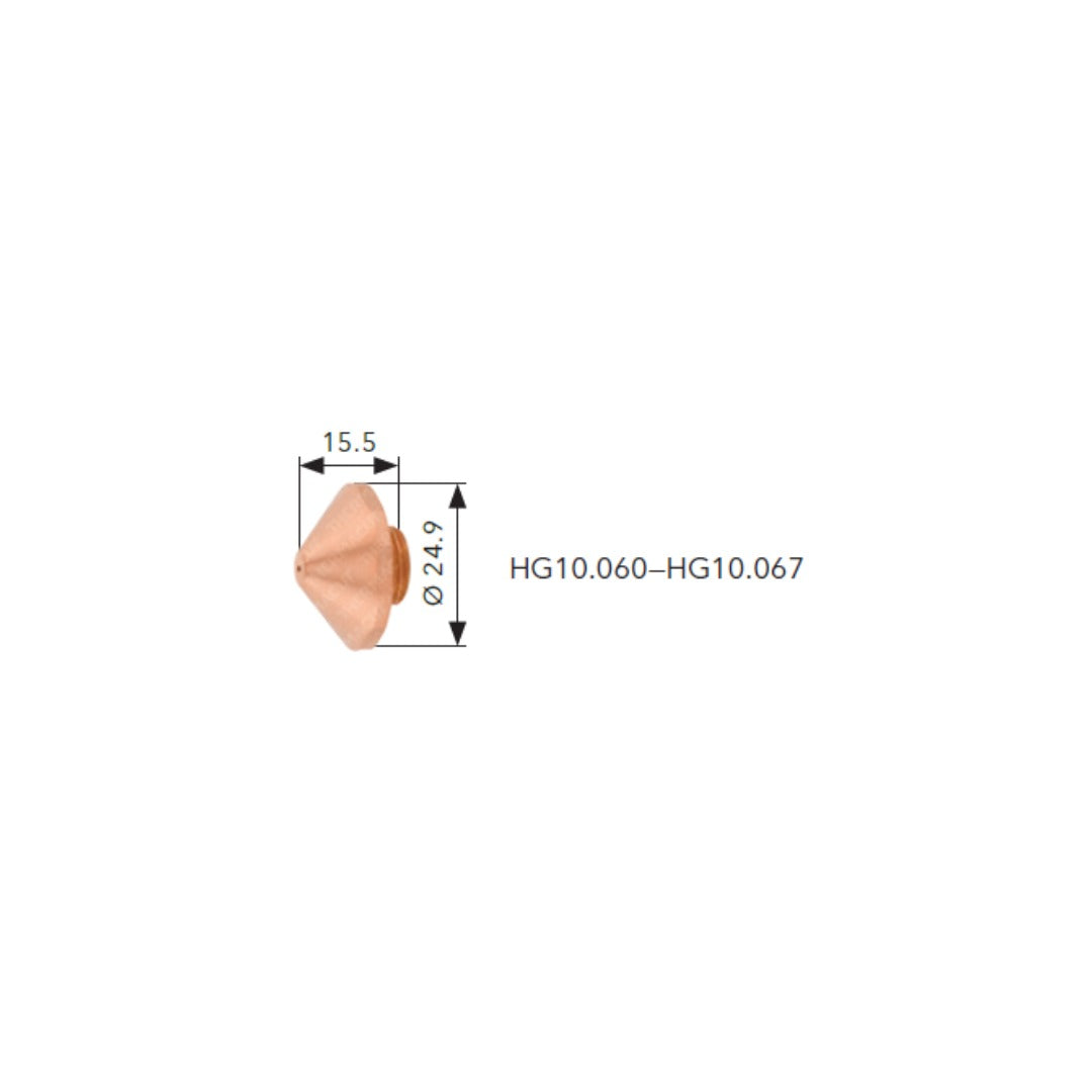 hg10.060—HG10.067 trumpf nozzle
