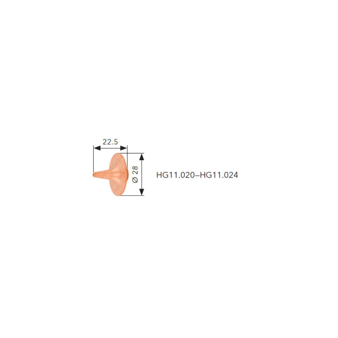 hg11.020—hg11.024 nozzle laser