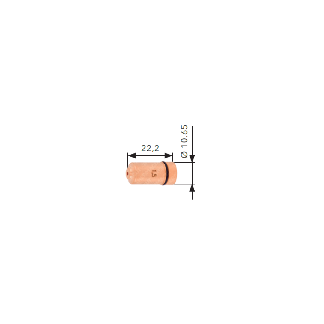 Thermacut® HG12.019 Nozzle 1.5mm (0.060") for Cincinnati® laser