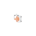 Thermacut® HG12.501 Double Nozzle Insert 8-holes for Amada® laser